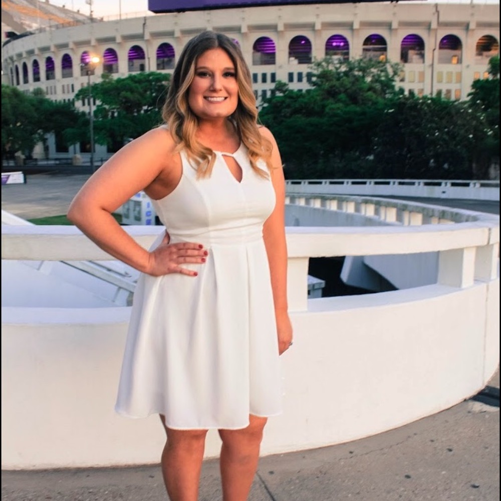 She + Sky white L Dress from Blue Spero